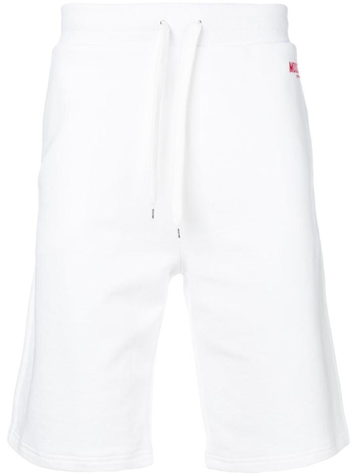 Moschino Knee Length Track Shorts - White