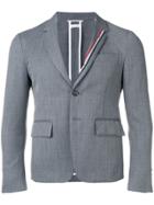 Thom Browne Rwb Stripe Unconstructed Sport Coat - Grey
