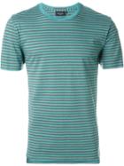 Paul Smith Jeans Striped T-shirt, Men's, Size: L, Green, Cotton