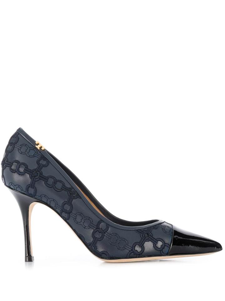 Tory Burch Penelope Pointed Pumps - Blue