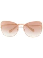 Roberto Cavalli Oversized Square-frame Sunglasses - Metallic