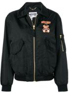 Moschino Bear Bomber Jacket - Black