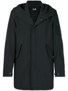 Cp Company Zipped Hooded Coat - Black