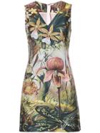 Adam Lippes Forest Print Mini Dress - Multicolour
