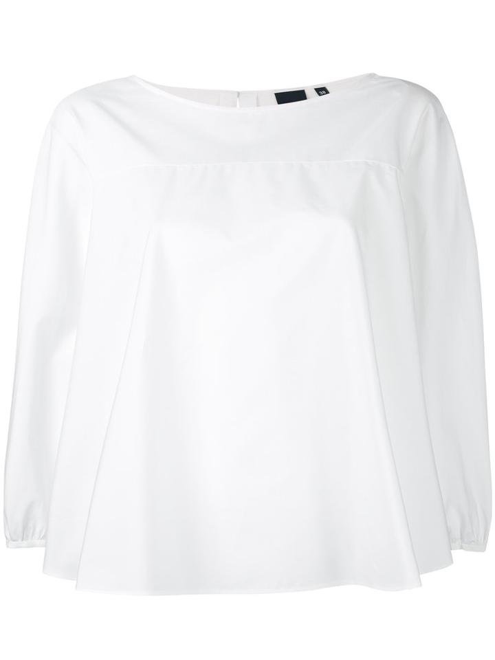 Aspesi Shift Blouse, Women's, Size: 40, White, Cotton