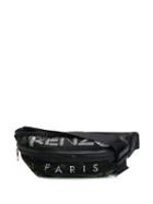 Kenzo Logo Mesh Belt Bag - Black