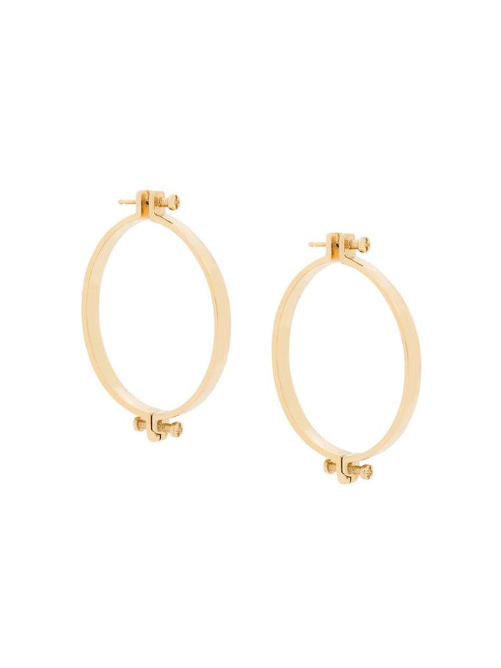 Annelise Michelson Medium Alpha Earrings - Gold