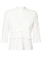 Sea - Fringed Detail Blouse - Women - Cotton - 4, White, Cotton
