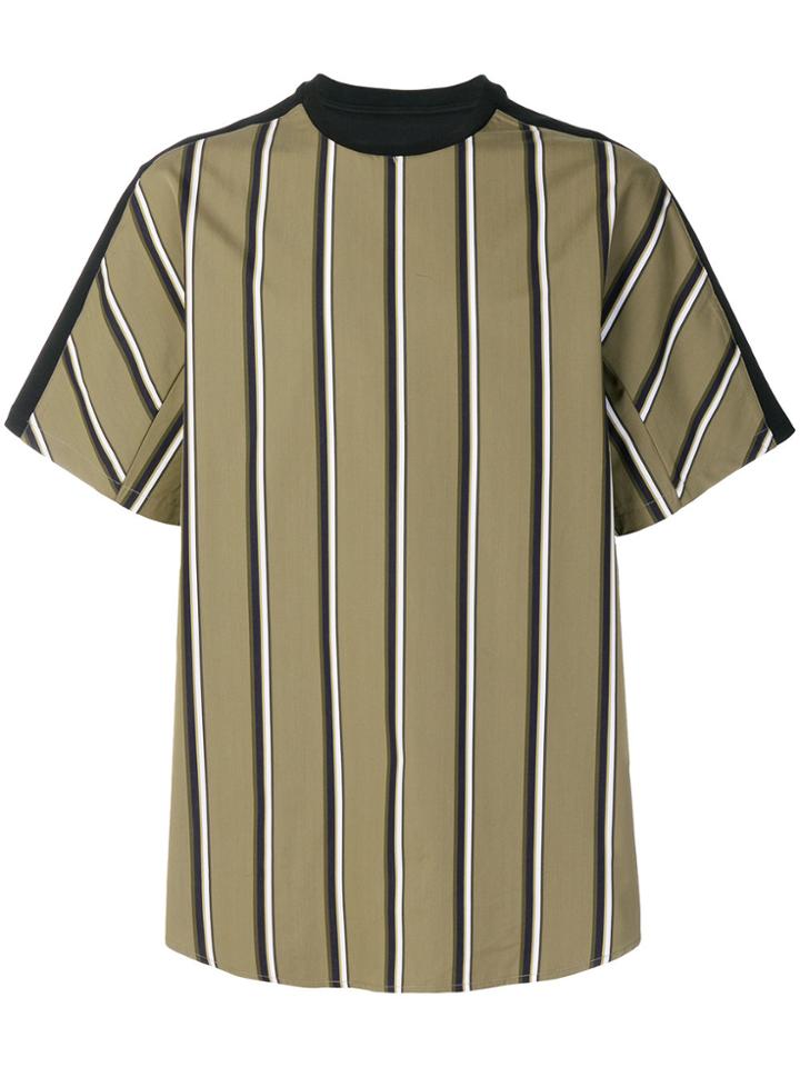 Oamc Multi-stripe Oversized T-shirt - Black