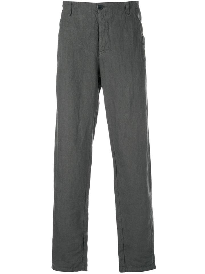 Transit Straight-leg Tailored Trousers - Grey