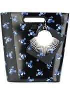 Kenzo Floral Prin Tote - Black