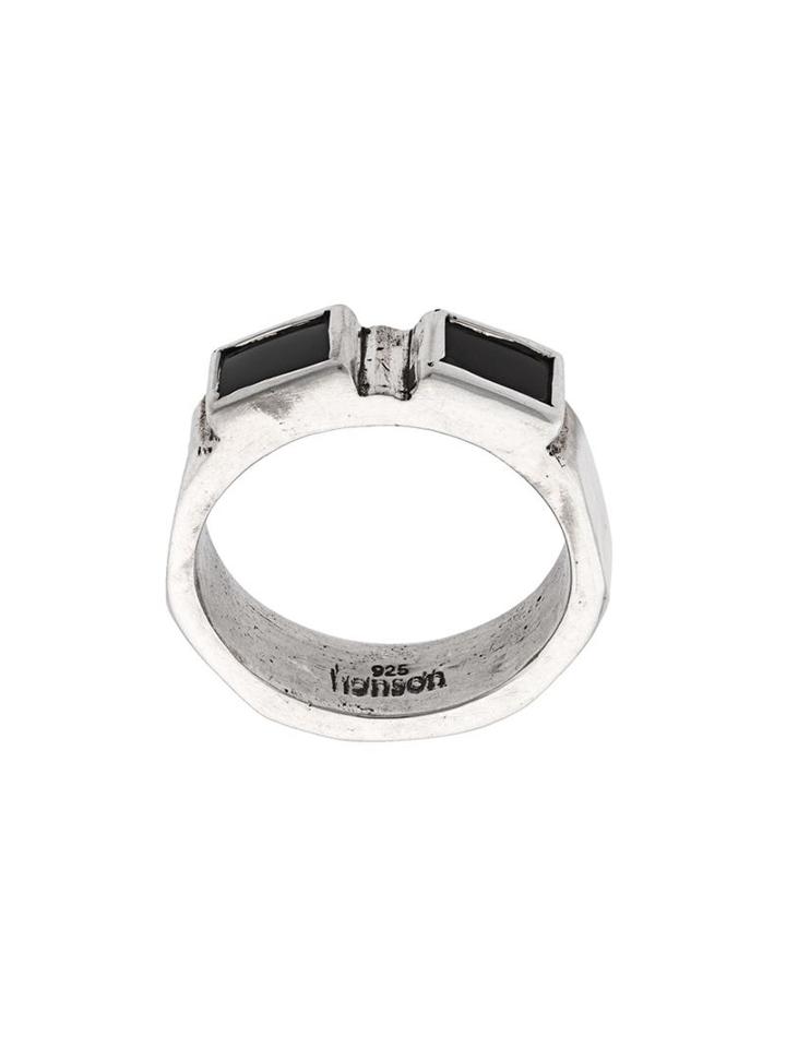 Henson Onyx Hex Ring