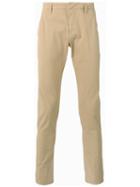 Dondup Slim-fit Chinos, Men's, Size: 32, Nude/neutrals, Cotton/spandex/elastane
