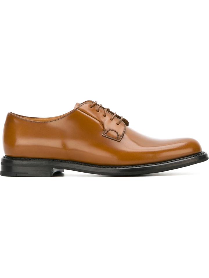Church's 'shannon' Lace-up Shoes - Nude & Neutrals
