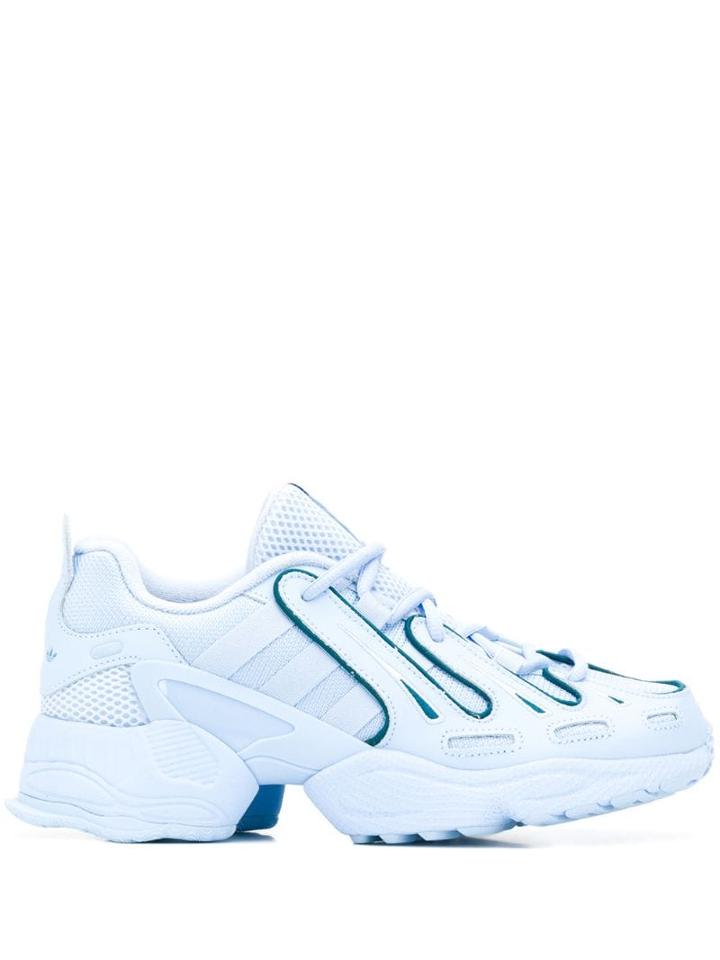 Adidas Mesh Panel Sneakers - Blue
