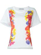 Adidas By Stella Mccartney 'blossom' T-shirt, Women's, Size: Medium, White, Organic Cotton