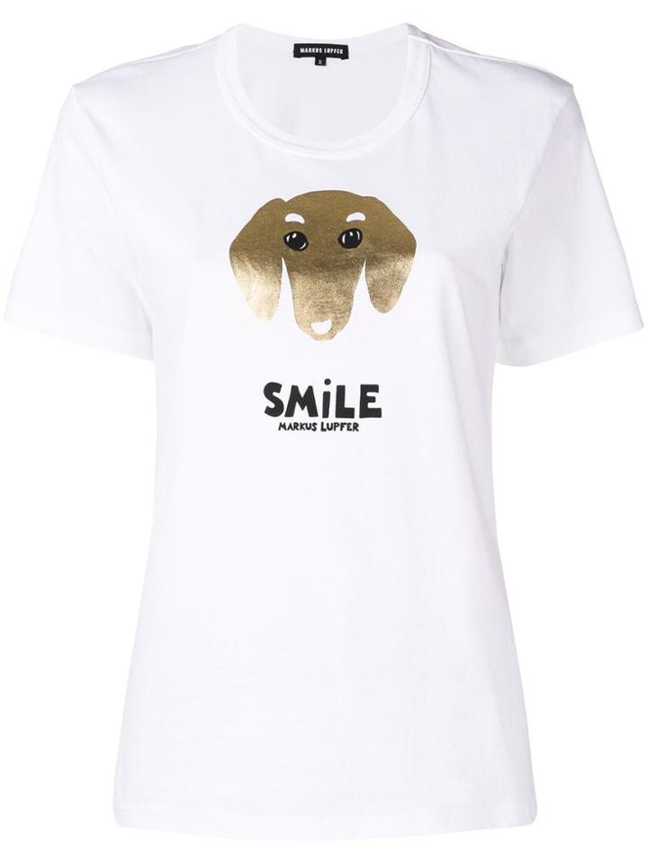 Markus Lupfer Anna Metallic Bertie T-shirt - White