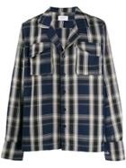 Rhude Chest Pocket Plaid Shirt - Blue