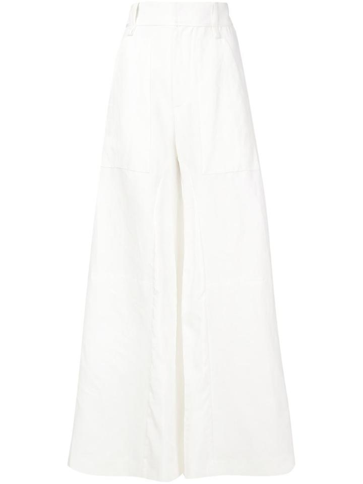 Chloé Flared Trousers - White