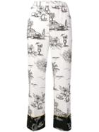 No21 Cuban Straight-cut Trousers - White