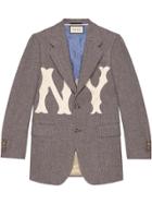 Gucci Wool Jacket With Ny Yankees&trade; Patch - Black