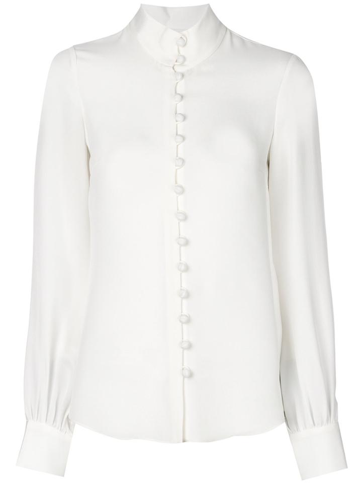 Goat Fleur Slim Fit Shirt - White