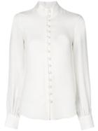 Goat Fleur Slim Fit Shirt - White