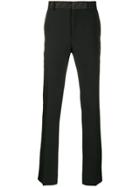 Fendi Logo Waistband Tailored Trousers - Black