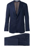 Brunello Cucinelli Two Piece Suit, Men's, Size: 50, Blue, Cupro/wool