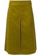 Tory Burch Midi A-line Skirt - Green