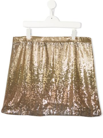 Velveteen Heidi Skirt - Metallic