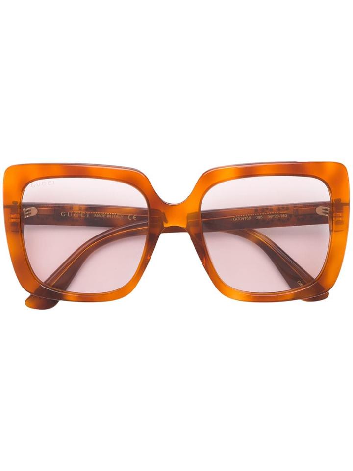 Gucci Eyewear Gucci Eyewear Gg0418s 005 Acetate - Brown