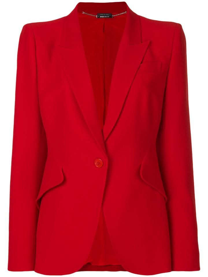 Alexander Mcqueen Fitted Tailored Blazer