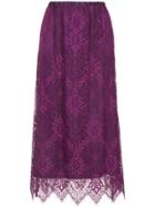 Aula Embroidered Skirt - Pink & Purple