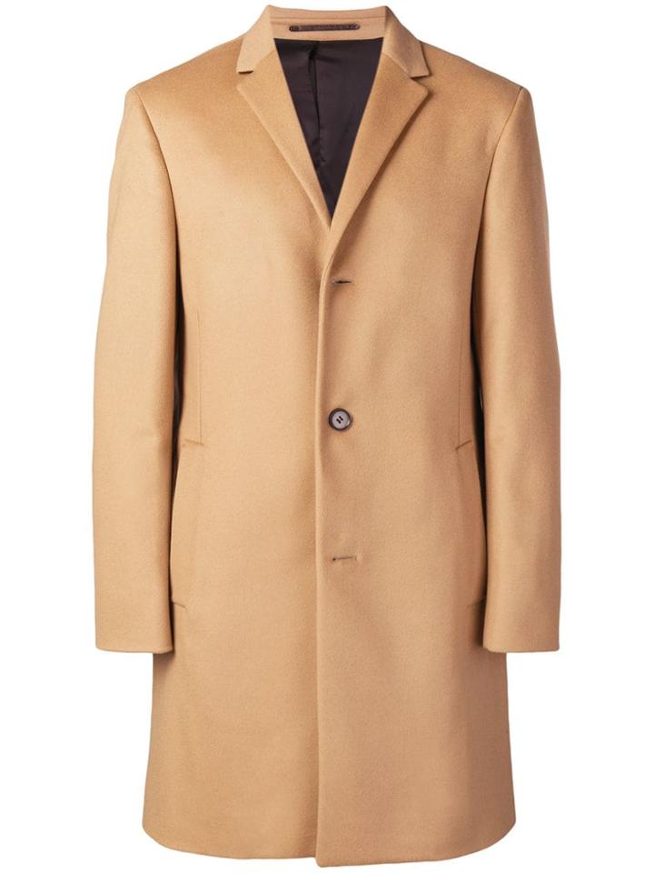 Calvin Klein Jeans Single Breasted Coat - Neutrals