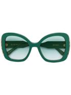 Elie Saab Oversized Square Sunglasses - Green