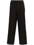 Our Legacy Linen Straight Leg Trousers - Black