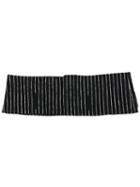 Haider Ackermann Striped Tuxedo Belt, Men's, Size: Xs, Cotton/rayon