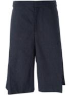 Juun.j Wide Leg Shorts, Men's, Size: 48, Blue, Cotton/polyurethane/polyester