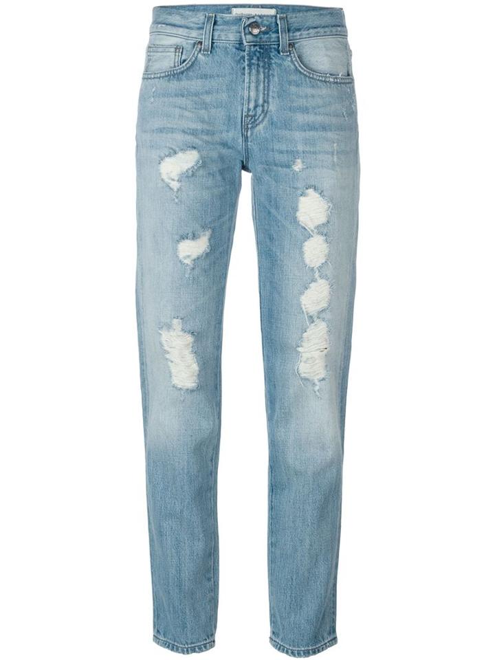 P.a.r.o.s.h. Royroger's X P.a.r.o.s.h. Distressed Jeans, Women's, Size: 30, Blue, Cotton