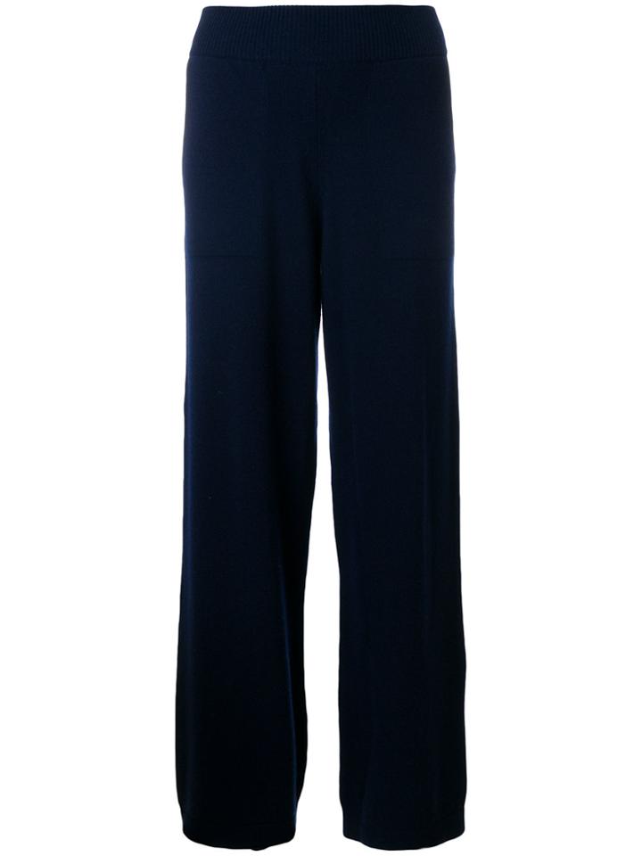 Barrie Casual Palazzo Pants - Blue