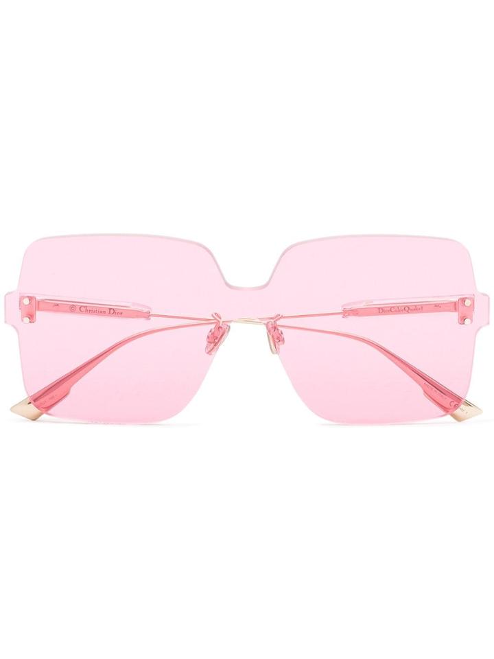 Dior Eyewear Pink Square Sunglasses 62