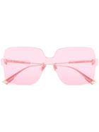 Dior Eyewear Pink Square Sunglasses 62