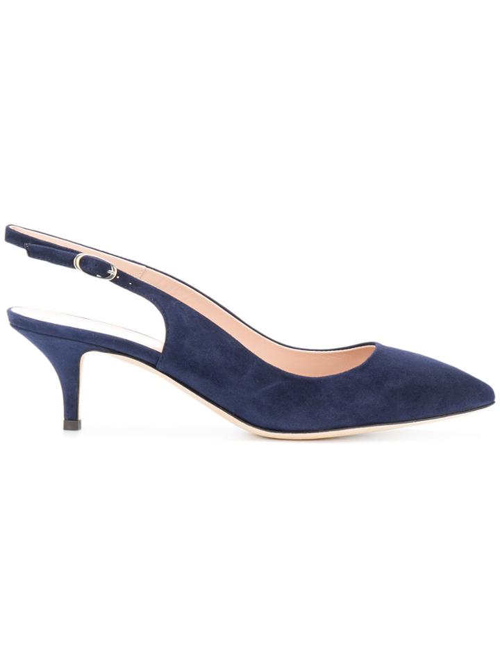 Giuseppe Zanotti Design Slingback Stiletto Pumps - Blue