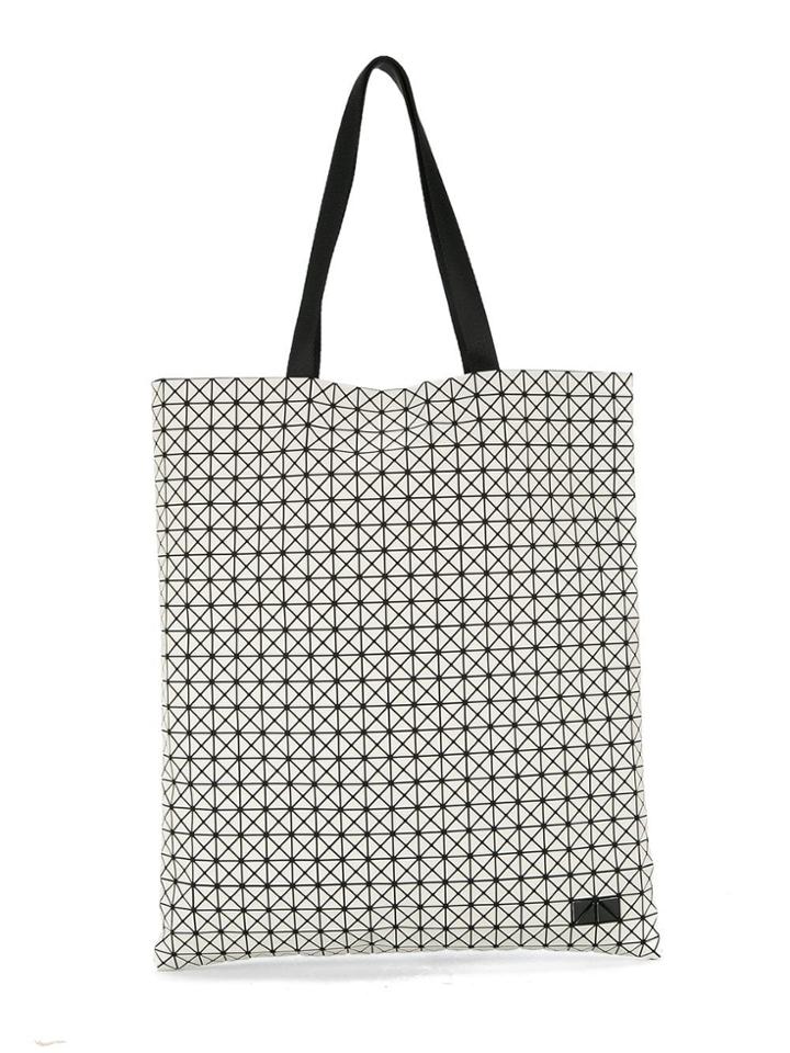 Bao Bao Issey Miyake Crispy Tote Bag - White
