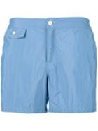 Incotex - Flap Pocket Swimshorts - Men - Nylon - 52, Blue, Nylon