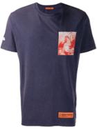 Heron Preston Print Detail T-shirt - Blue