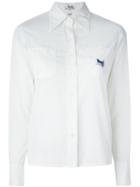 Céline Vintage Pointed Collar Shirt, Women's, Size: 40, White