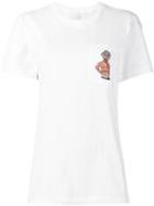 Unfortunate Portrait 'tupocket' T-shirt, Women's, Size: Medium, White, Cotton
