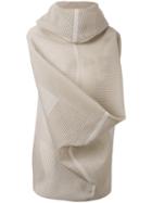 Rick Owens - Knitted Top - Women - Silk/polyester - One Size, Nude/neutrals, Silk/polyester